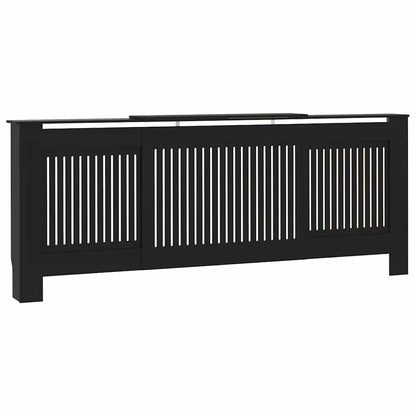 Radiatorafdekking 2 Pcs 205X20.5X81.5Cm Bewerkt Hout