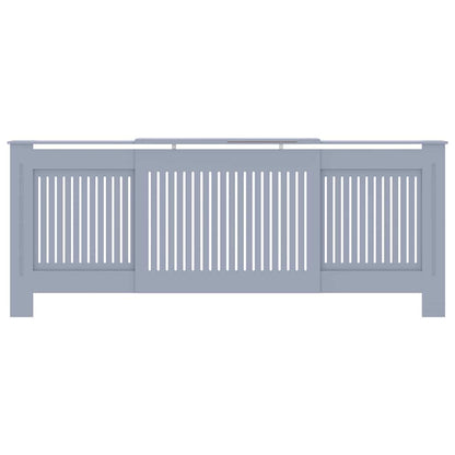Radiatorafdekking 2 Pcs 205X20.5X81.5Cm Bewerkt Hout