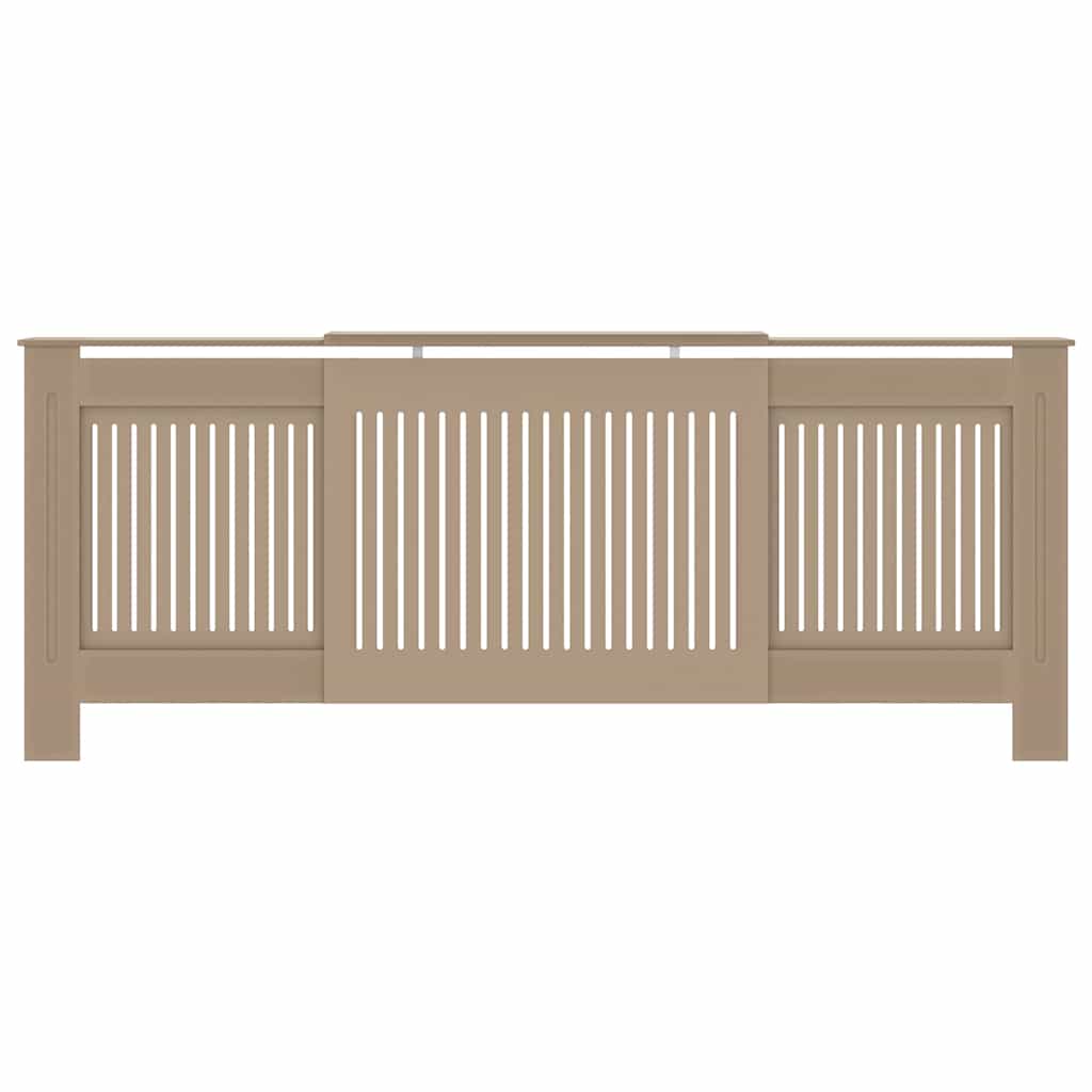 Radiatorafdekking 2 Pcs 205X20.5X81.5Cm Bewerkt Hout