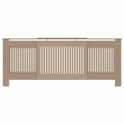 Radiatorafdekking 2 Pcs 205X20.5X81.5Cm Bewerkt Hout