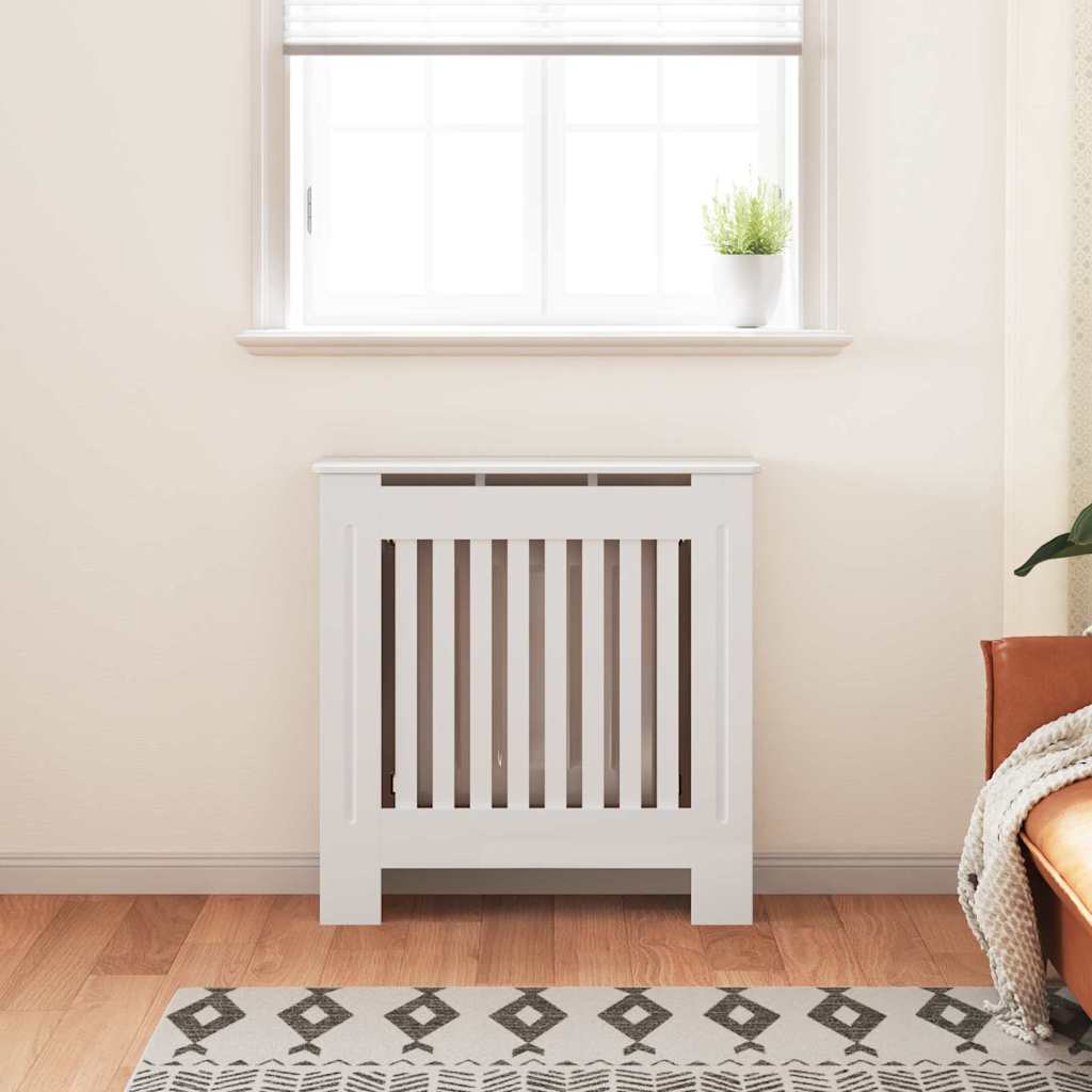 Radiatorafdekking 2 Pcs 78X19X81.5Cm Bewerkt Hout