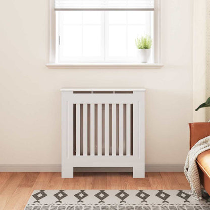 Radiatorafdekking 2 Pcs 78X19X81.5Cm Bewerkt Hout
