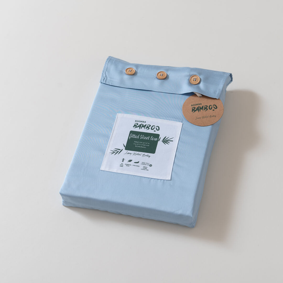 Hoeslaken (Topdekmatras) - Sky Blue - Premium