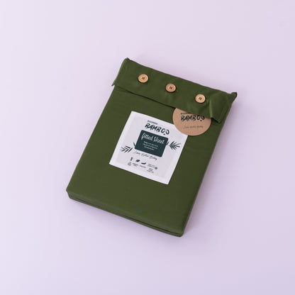 Hoeslaken - Deep Moss- Premium