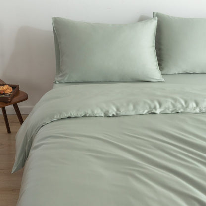 Eenpersoons Beddengoedset Xl - Sage Green