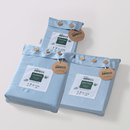 Tweepersoons Beddengoedset M - Sky Blue